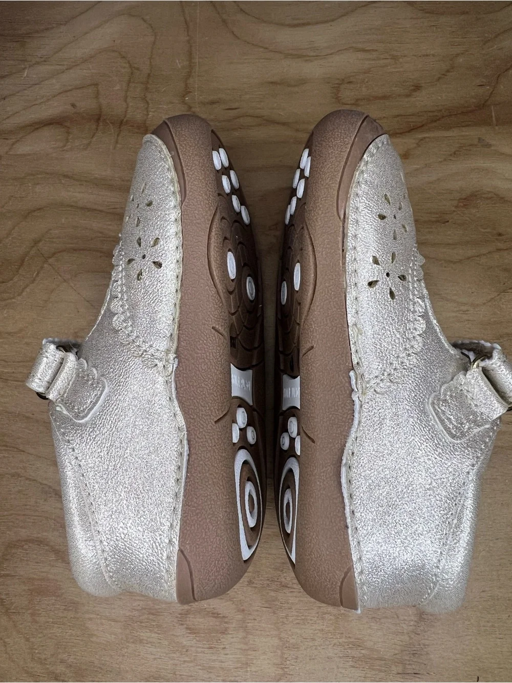 Sole Play Light Gold Mary Jane Shoes